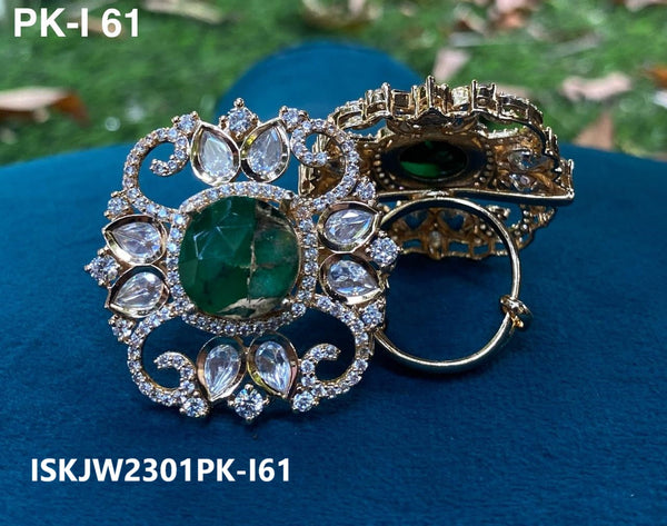 Kundan Ring-ISKJW2301PK-I61