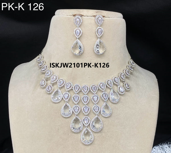 Kundan Jewelry Set-ISKJW2101PK-K126