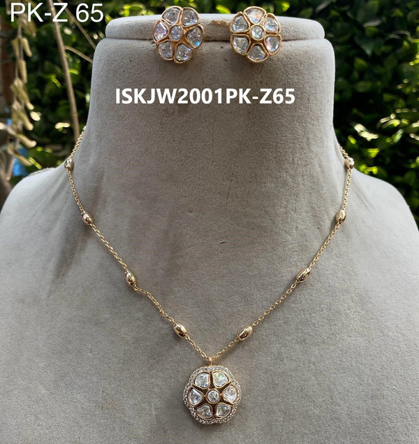 Kundan Pendant Set-ISKJW2001PK-Z65