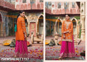 Embroidered Chinon Kurti With Sharara And Dupatta-ISKWSH28011797