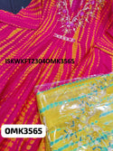 Shibori Printed Rayon Kaftan With Shantoon Pant-ISKWKFT2304OMK3565