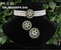 Kundan Chokar Set-ISKJW2606PK-S45