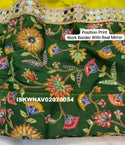 Embroidered Silk Lehenga With Blouse And Vintage Dupatta-ISKWNAV02070054
