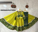 Embroidered Silk Lehenga With Blouse And Vintage Dupatta-ISKWNAV02070054