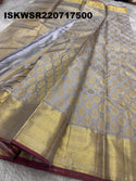 Kanchipuram Handloom Silk Saree With Blouse-ISKWSR220717500