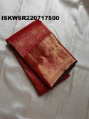 Kanchipuram Handloom Silk Saree With Blouse-ISKWSR220717500