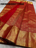 Kanchipuram Handloom Silk Saree With Blouse-ISKWSR220717500