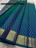 Kanchipuram Handloom Silk Saree With Blouse-ISKWSR220717500