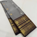 Kanchipuram Handloom Silk Saree With Vintage Blouse-ISKWSR220712290
