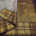 Kanchipuram Handloom Silk Saree With Vintage Blouse-ISKWSR220712290