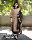 Handloom Cotton Kurti With Cotton Pant And Handloom Cotton Dupatta-ISKWSU2807PPC/D1468