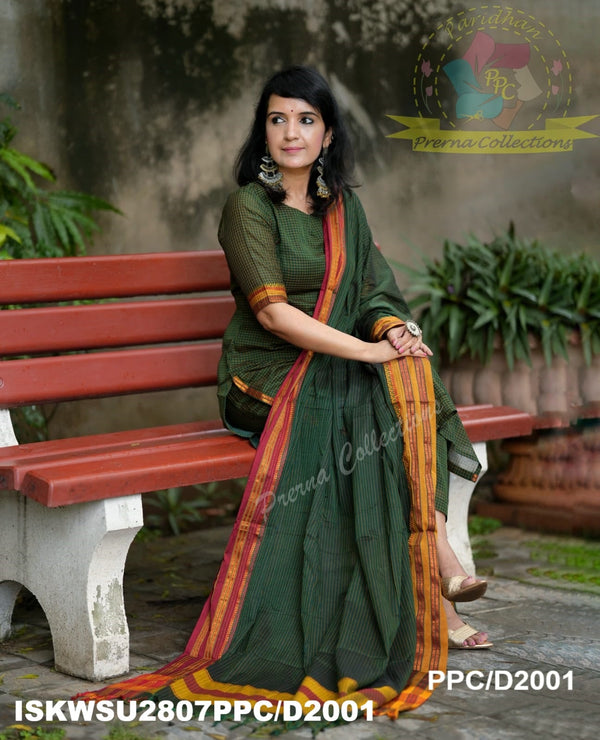 Cotton Silk Kurti With Pant And Dupatta-ISKWSU2807PPC/D2001