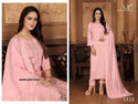 Embroidered Chanderi Kurti With Pant And Dupatta-ISKWSU290734221