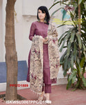 Khadi Cotton Kurti With Khadi Pant And Madhubani Printed Dupatta-ISKWSU3007PPC/D1889