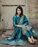 Banarasi Weaved Chanderi Silk Kurti With Silk Pant And Banarasi Dupatta-ISKWSU3007PPC/D1993