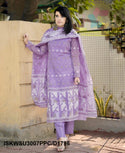 Jamdani Hand Weaved Cotton Kurti With Pant And Dupatta-ISKWSU3007PPC/D1796