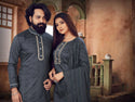 Cotton Couple Kurta And Kurti Set