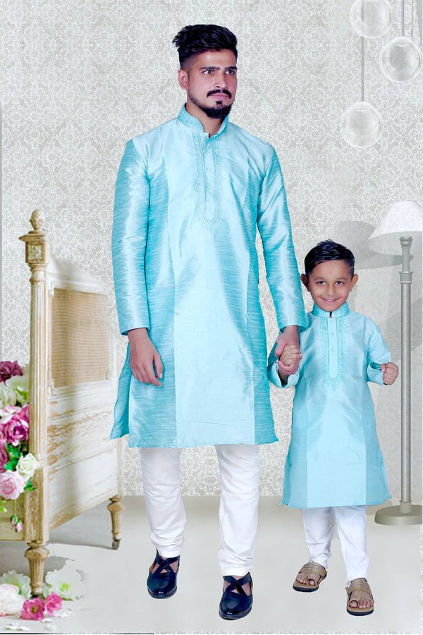 Father And Son Matching malabar Kurta Pyjama