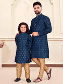 Men's And Kid's Kurta Pajama Set - Ishaanya