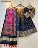 Silk Lehenga With Blouse And Modal Silk Dupatta-ISKWNAV07022889