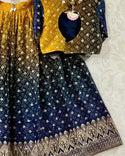 Silk Lehenga With Blouse And Modal Silk Dupatta-ISKWNAV07022889