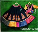 Bandhej Cotton Lehenga With Blouse And Dupatta-ISKWNAV11023023