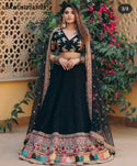 Georgette Lehenga With Blouse And Net Dupatta-ISKWLH12023029