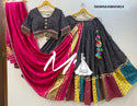 Cotton Lehenga With Blouse And Gaji Silk Dupatta-ISKWNAV08043814