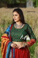 Cotton Lehenga With blouse And Viscose Cotton Digital Printed Dupatta-ISKWNAV08054156