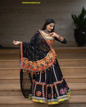 Digital Printed Butter Silk Lehenga With Blouse And Dupatta-ISKWNAV0206KS1161