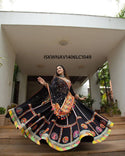 Digital Printed Butter Silk Lehenga With Blouse And Dupatta-ISKWNAV1406LC1049