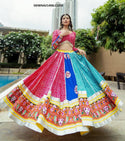 Digital Printed Butter Silk Lehenga With Blouse And Dupatta-ISKWNAV1406LC1055