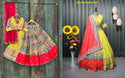 Digital Printed Chinon Silk Lehenga With Blouse And Dupatta-ISKWNAV1906KS1189