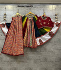 Cotton Lehenga With Blouse And Printed Dupatta-ISKWNAV19084978