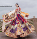 Digital Printed Maslin Cotton Lehenga With Blouse And Dupatta-ISKWNAV0610ALC042